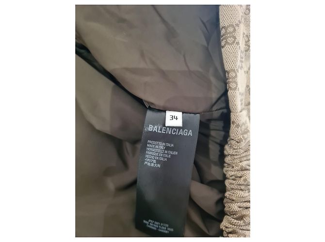 Manteau Gucci x Balenciaga Beige - vue 5