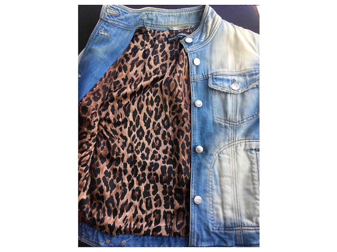 Dolce & Gabbana Jeansjacke Hellblau - Ansicht 4