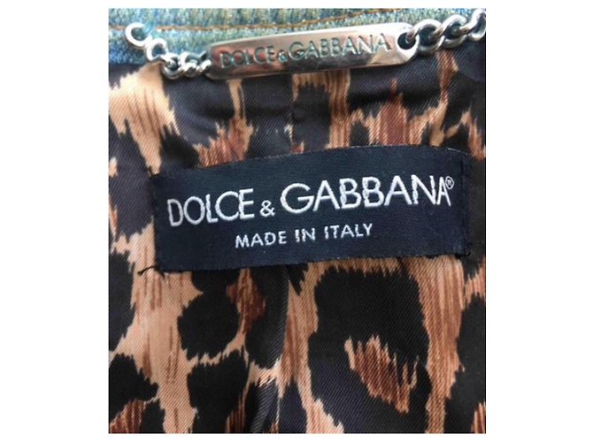 Dolce & Gabbana Jeansjacke Hellblau - Ansicht 7