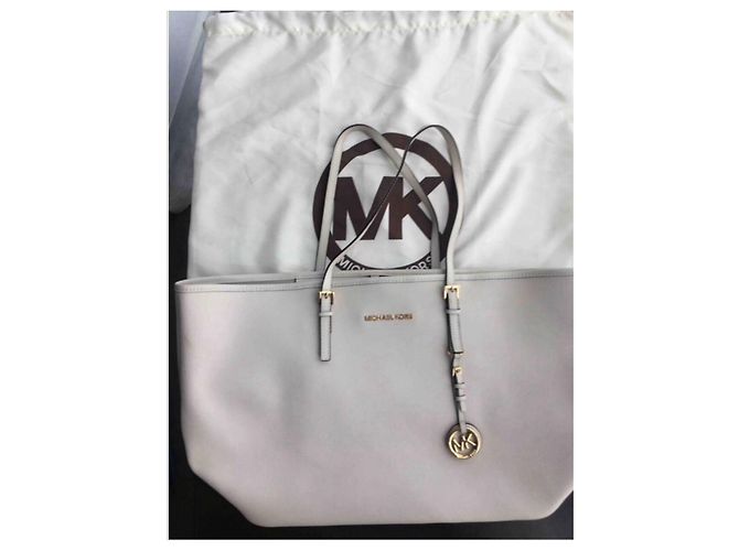 Michael Kors Borsa Jet Set di Micheal Kors Crema Bianco sporco - vista 7