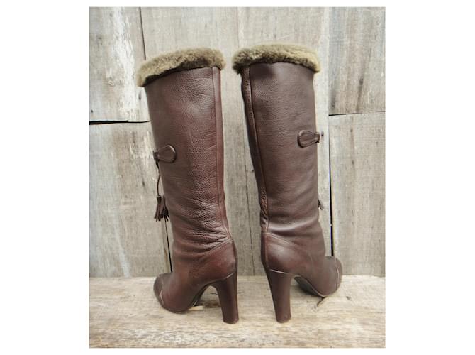 Viktor & Rolf botas Viktie & Rolf p 37 Marrón oscuro - vista 4