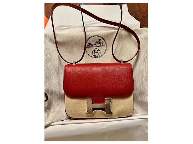 Constance Hermès Hermes Constanza Mini Roja - vista 11