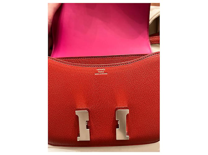 Constance Hermès Hermes Constanza Mini Roja - vista 6