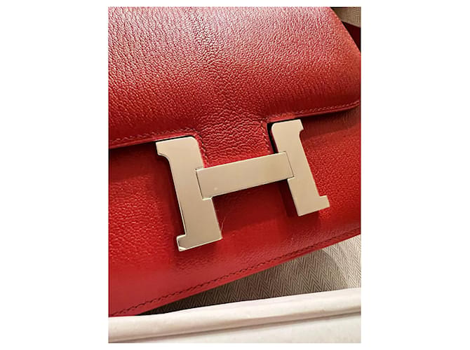Constance Hermès Hermes Constanza Mini Roja - vista 7