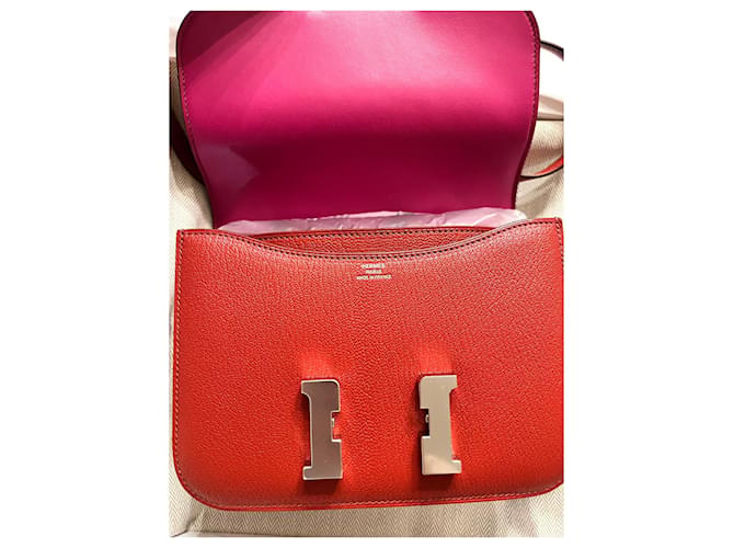 Constance Hermès Hermes Constanza Mini Roja - vista 8