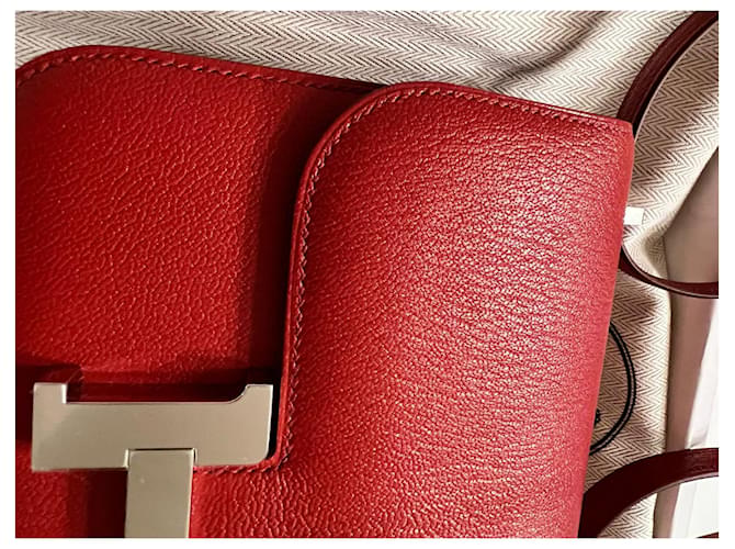 Constance Hermès Hermes Constanza Mini Roja - vista 9