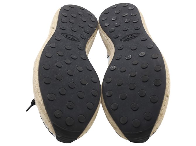 Tod's Espadrille-Sneaker aus Metallic-Leder - Ansicht 6