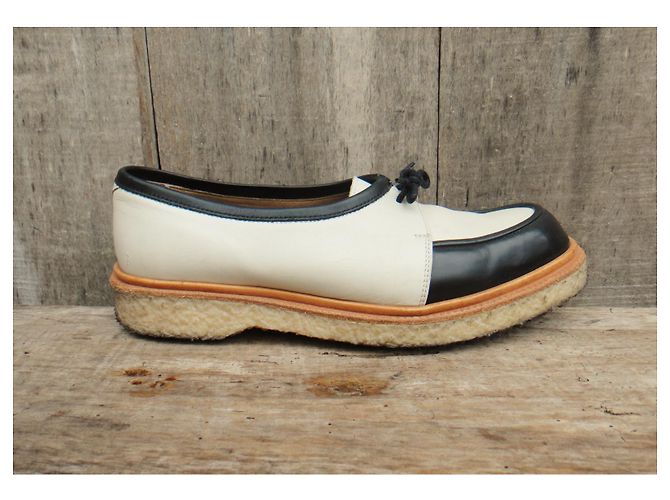 Adieu Type 18 Derbys Leder Schwarz Weiß 39 - Ansicht 3
