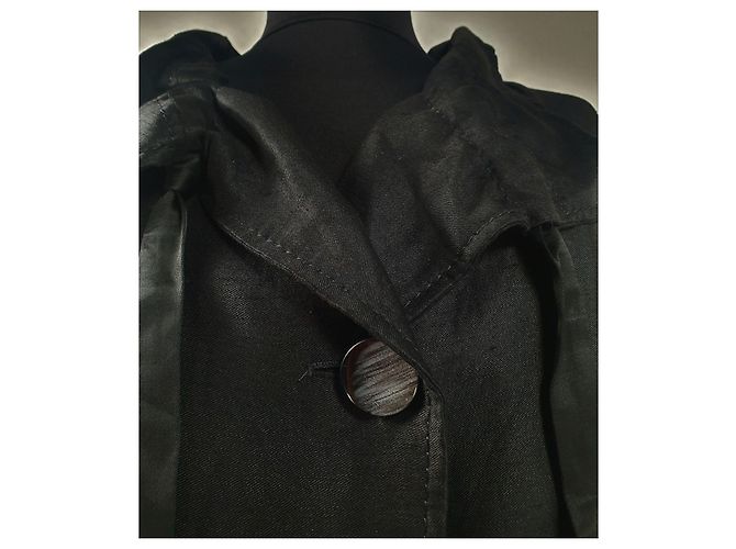 Blazer Dorothée Schumacher nero in lino e viscosa - vista 3