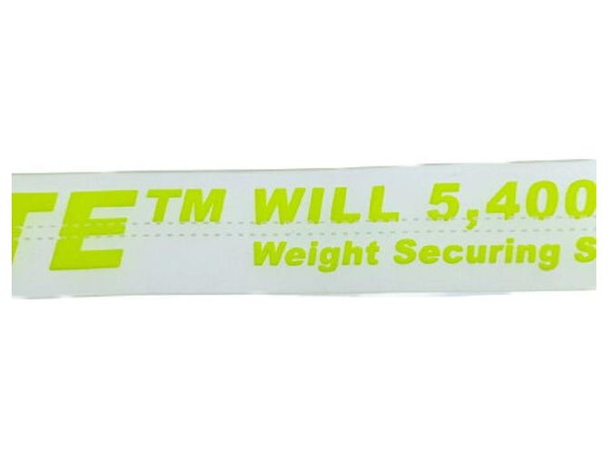 Off White [Used] OFF-WHITE 18SS Rubber Industrial Belt Rubber Industrial Logo Total Pattern Belt Yellow - view 4
