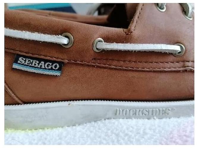 Sebago Dockside Caramello - vista 5