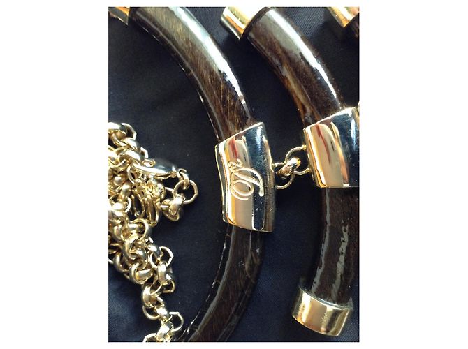 Collier Dsquared2 Noir Imitation Corne - vue 6