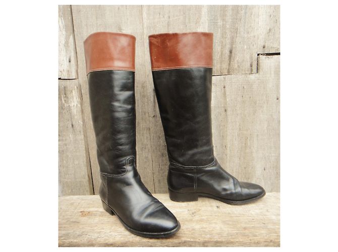 Prada Vintage-Stiefel p 37 Schwarz - Ansicht 2
