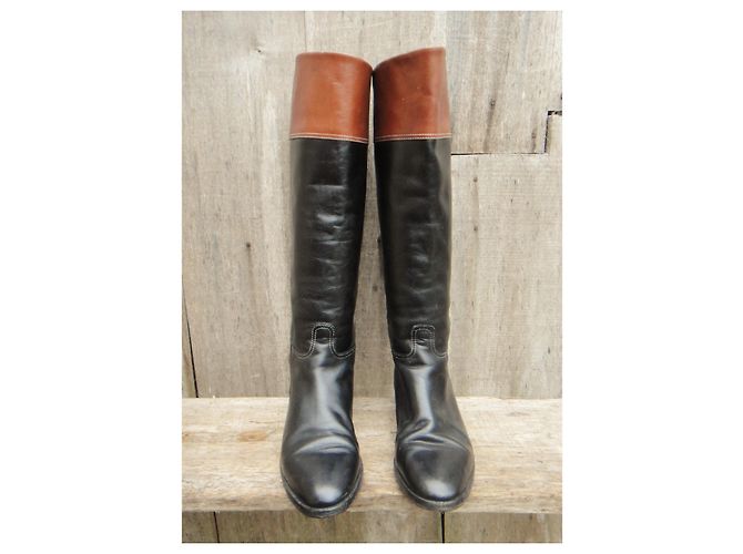 Prada Vintage-Stiefel p 37 Schwarz - Ansicht 3