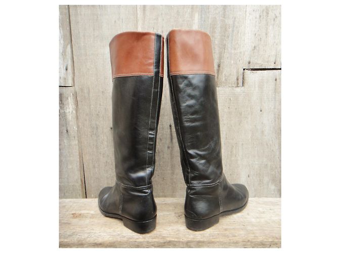 Prada Vintage-Stiefel p 37 Schwarz - Ansicht 4