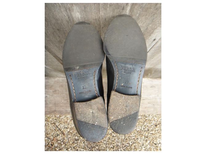 Prada Vintage-Stiefel p 37 Schwarz - Ansicht 5