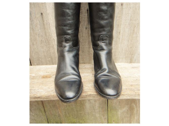 Prada Vintage-Stiefel p 37 Schwarz - Ansicht 9