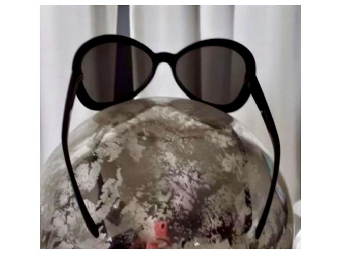 Valentino Occhiali oversize a farfalla Nero - vista 5