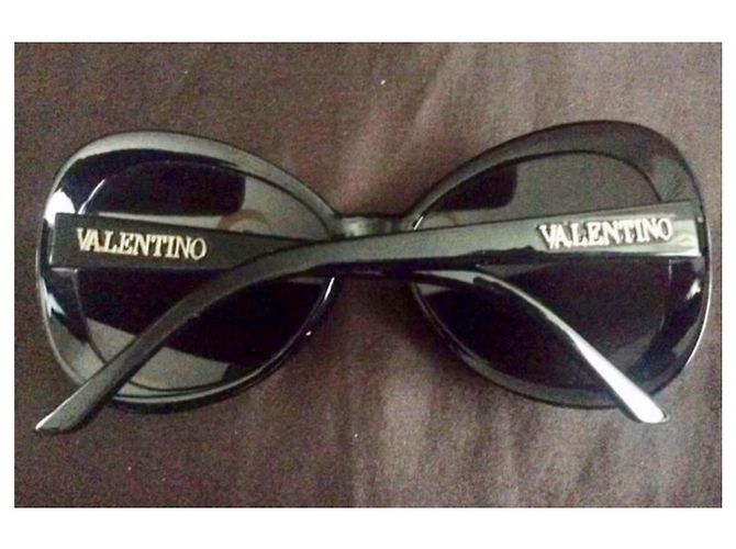 Valentino Occhiali oversize a farfalla Nero - vista 8