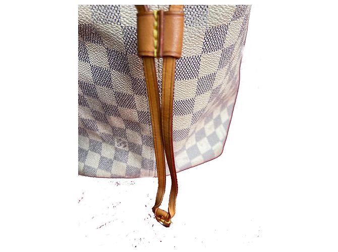 Louis Vuitton Neverfull Damier Azur GM Blu chiaro - vista 5