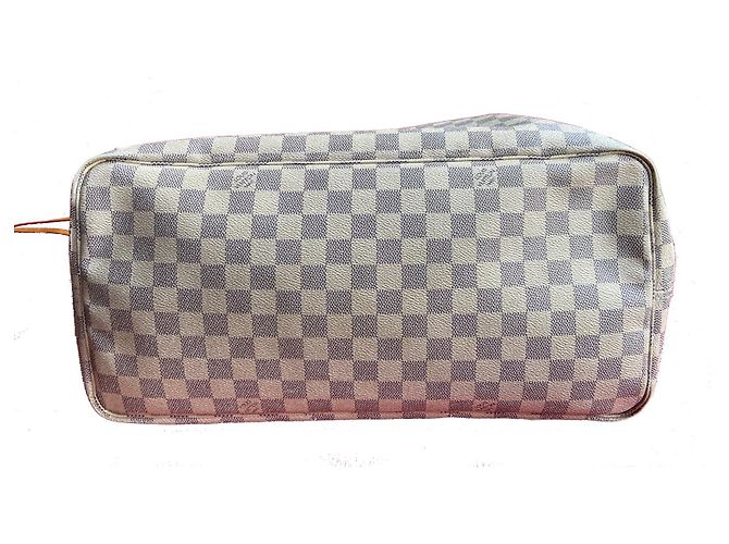 Louis Vuitton Neverfull Damier Azur GM Blu chiaro - vista 9