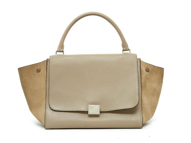 Trapèze Céline TRAPEZIO MM CON CINTURINO Beige - vista 2