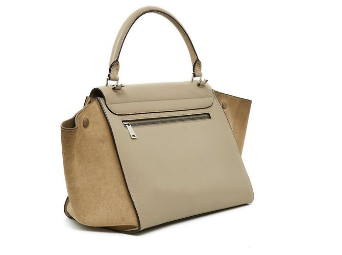 Trapèze Céline TRAPEZIO MM CON CINTURINO Beige - vista 3