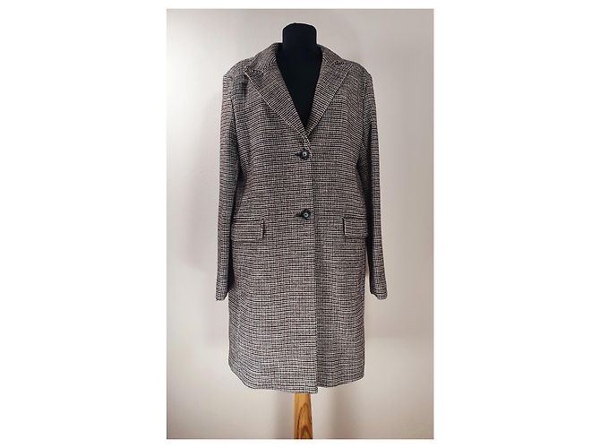 Sandro Houndstooth Multi Color Coat Multiple colors - view 4