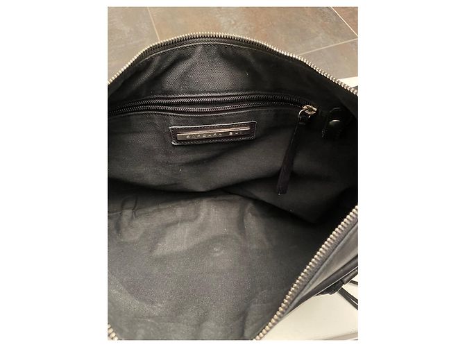 Borsa Barbara Bui in pelle nera Nero - vista 11