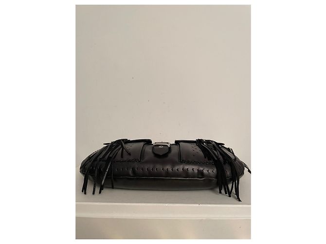 Borsa Barbara Bui in pelle nera Nero - vista 4