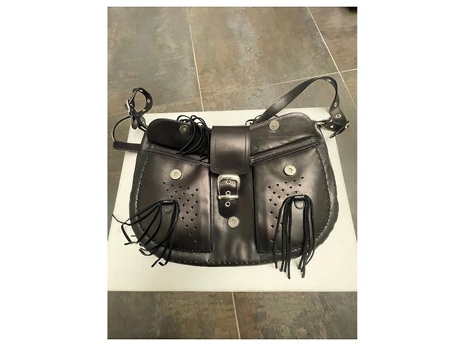 Borsa Barbara Bui in pelle nera Nero - vista 8