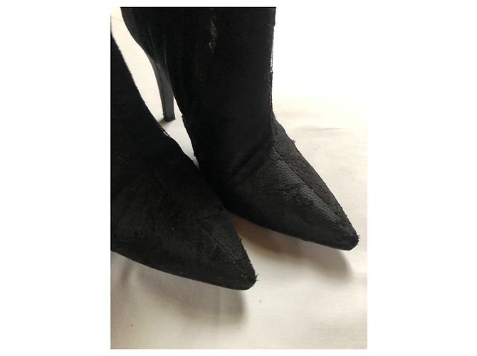 Valentino Garavani Schwarze Stiefel mit hohem Absatz von Valentino - Ansicht 10
