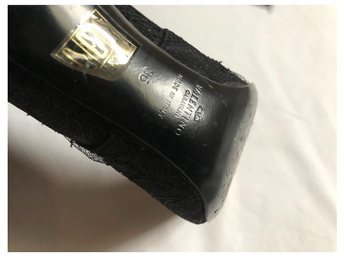 Valentino Garavani Schwarze Stiefel mit hohem Absatz von Valentino - Ansicht 13