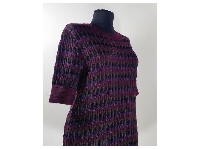 Maglia Cos Viola in Lana e Viscosa Porpora Viola scuro - vista 2