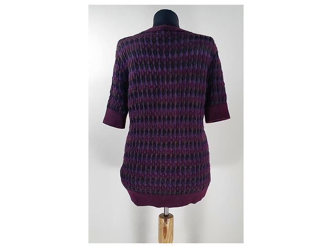 Maglia Cos Viola in Lana e Viscosa Porpora Viola scuro - vista 3