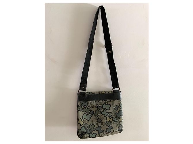 Autre Marque Bolso Postman TOUS de piel negra Negro - vista 3