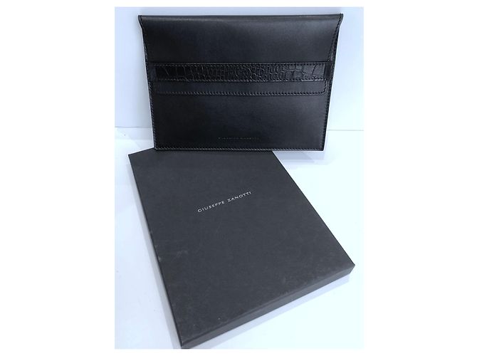 Pochette Giuseppe Zanotti in Pelle Nero - vista 11