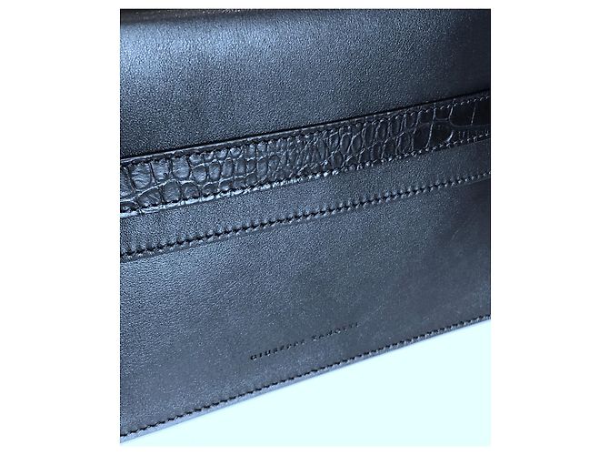 Pochette Giuseppe Zanotti in Pelle Nero - vista 2