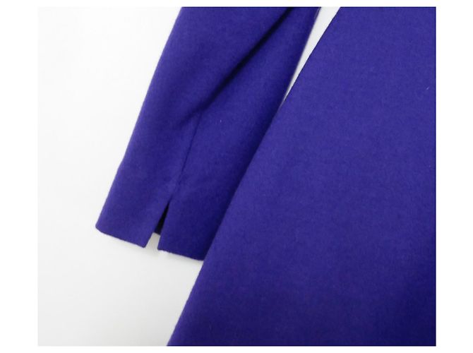 Windsor Lila Wollkleid mit verdrehter Taille - Ansicht 4