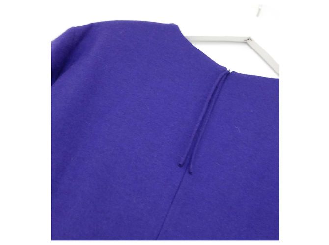Windsor Lila Wollkleid mit verdrehter Taille - Ansicht 5