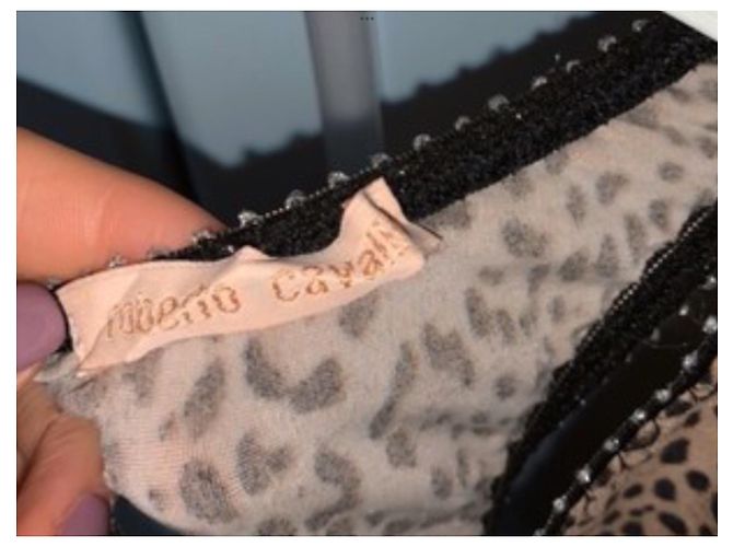 Top Roberto Cavalli Estampado Pantera Marrón Negro Castaño - vista 5