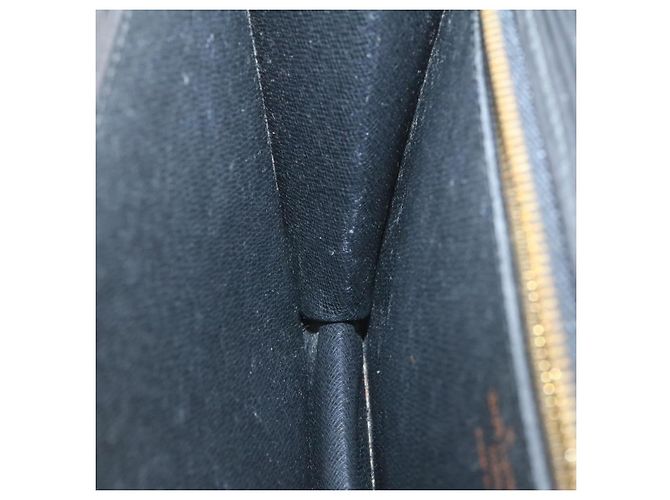 LOUIS VUITTON Pochette Epi Sellier Dragonne Nera M52612 LV Auth rz025 Nero - vista 18
