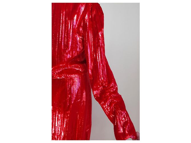 Rotes Polyester Kleid von Diane Von Furstenberg - Ansicht 5