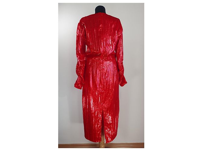 Rotes Polyester Kleid von Diane Von Furstenberg - Ansicht 6