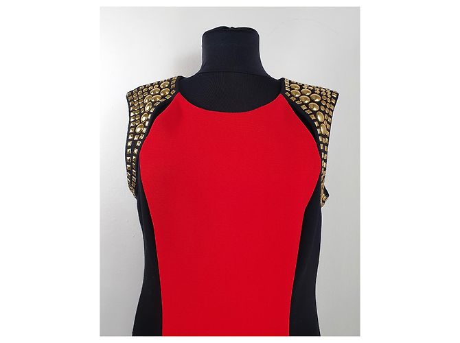 Kleid Michael Kors Rot Schwarz - Ansicht 2