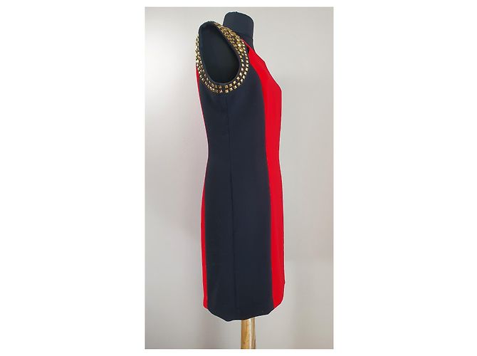 Kleid Michael Kors Rot Schwarz - Ansicht 4