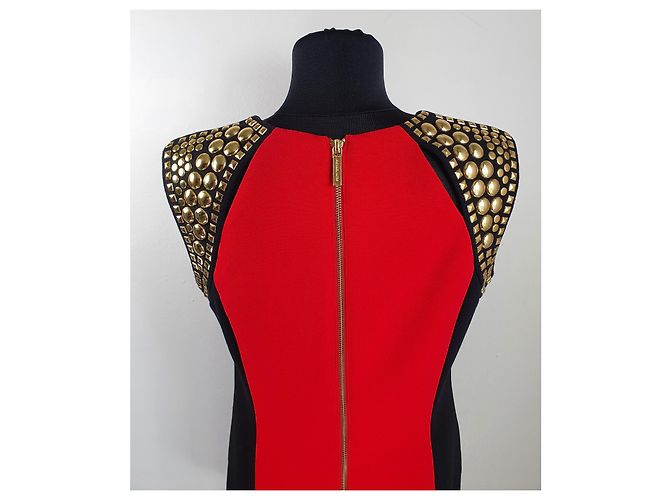 Kleid Michael Kors Rot Schwarz - Ansicht 6