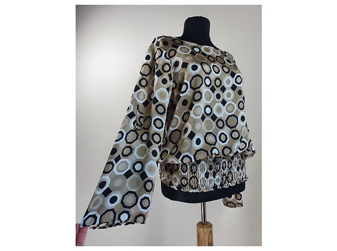 Michael Kors Bluse aus Polyester Größe L Mehrfarben - Ansicht 2