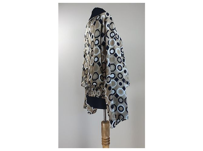 Michael Kors Bluse aus Polyester Größe L Mehrfarben - Ansicht 4