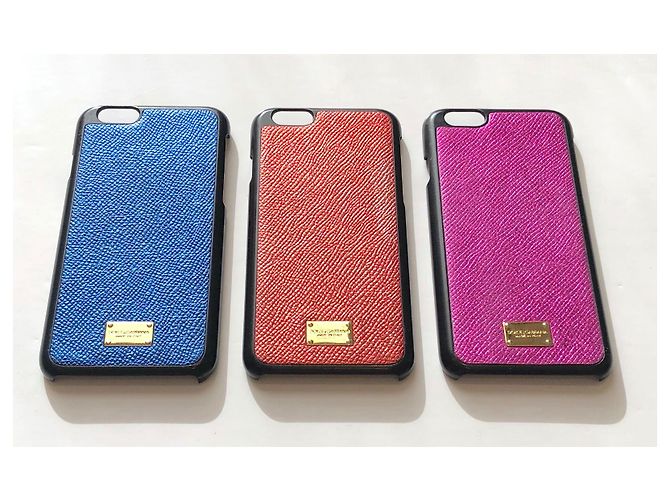 Dolce & Gabbana Custodia per telefono Dolce e Gabbana Rosa Rosso Blu Multicolore Fuschia - vista 2